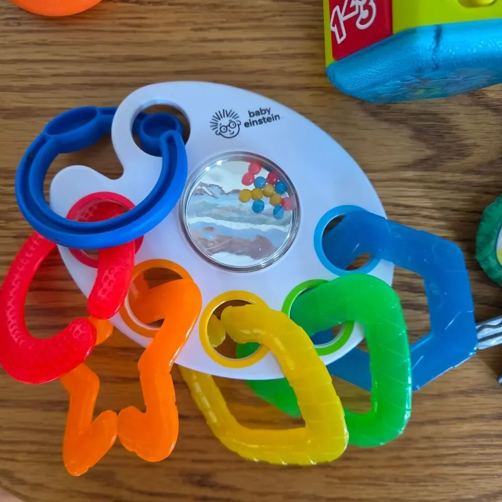 Fisher-Price Baby Einstein And Infantino Infant Sensory Toy Lot Bundle Set of 5